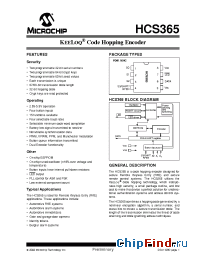Datasheet HCS365 manufacturer Microchip