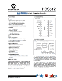 Datasheet HCS512-P manufacturer Microchip