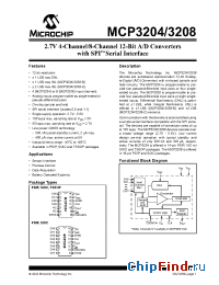 Datasheet MCP3208-B производства Microchip