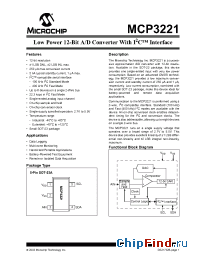 Datasheet MCP3221A2T-I/OT manufacturer Microchip