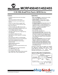 Datasheet MCP451WFB manufacturer Microchip