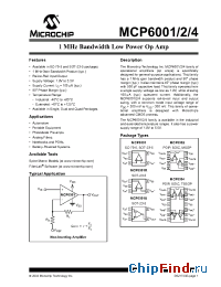 Datasheet MCP6004IP manufacturer Microchip