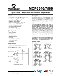 Datasheet MCP6549-I/P manufacturer Microchip