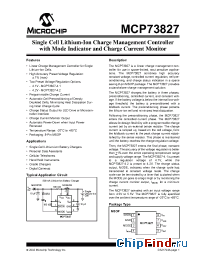 Datasheet MCP73827-4.1 manufacturer Microchip