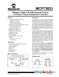 Datasheet MCP73831 manufacturer Microchip