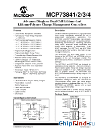 Datasheet MCP73841T manufacturer Microchip