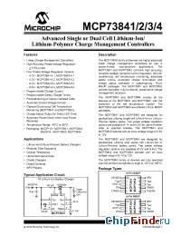Datasheet MCP73842 manufacturer Microchip