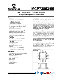 Datasheet MCP73853 manufacturer Microchip