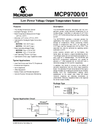 Datasheet MCP9700 manufacturer Microchip