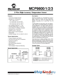 Datasheet MCP9800A0T-M/OTG manufacturer Microchip