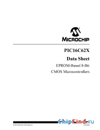 Datasheet PIC16C621A-20/P производства Microchip