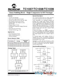 Datasheet TC1038CECHTR manufacturer Microchip