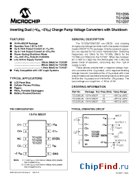 Datasheet TC1235 manufacturer Microchip
