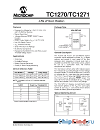 Datasheet TC1271MERC manufacturer Microchip