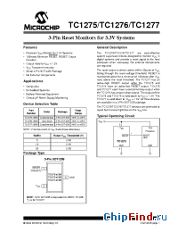 Datasheet TC1275-RENB manufacturer Microchip