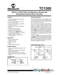 Datasheet TC1300-2.7V/UA manufacturer Microchip