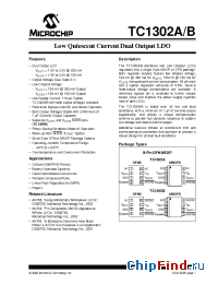 Datasheet TC1302BDTVUATR manufacturer Microchip