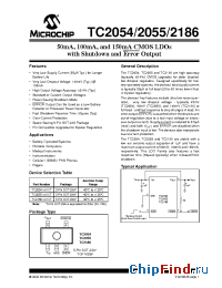Datasheet TC2054-1.8VCTTR manufacturer Microchip