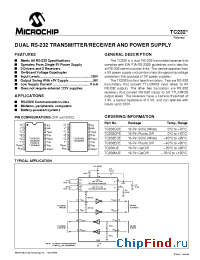 Datasheet TC232COE manufacturer Microchip