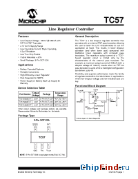 Datasheet TC572502ECT manufacturer Microchip