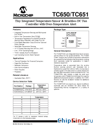 Datasheet TC6501P115VCTTR manufacturer Microchip