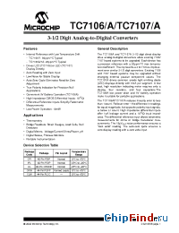 Datasheet TC7107AIPL manufacturer Microchip