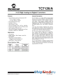 Datasheet TC7126AIPL manufacturer Microchip