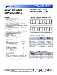 Datasheet MT18LSDT6472 производства Micron