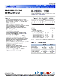 Datasheet MT18VDDF3272G-265__ производства Micron