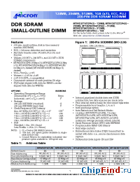 Datasheet MT18VDDT12872 manufacturer Micron