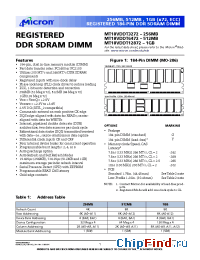 Datasheet MT18VDDT3272G-26A__ manufacturer Micron