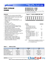 Datasheet MT18VDDT3272LAIG-202__ manufacturer Micron