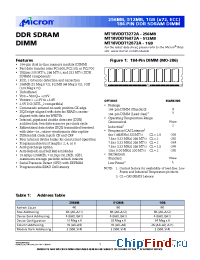 Datasheet MT18VDDT3272LAIY-202__ manufacturer Micron