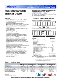 Datasheet MT18VDDT6472D производства Micron