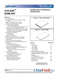 Datasheet MT28F640J3RG-115ET производства Micron