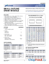 Datasheet MT2LDT432HG-xX производства Micron
