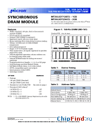 Datasheet MT36LSDT25672G-133__ manufacturer Micron