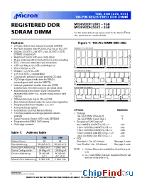 Datasheet MT36VDDF12872Y-335__ производства Micron
