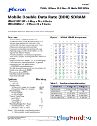 Datasheet MT46H16M16LF manufacturer Micron