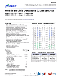 Datasheet MT46H16M32LF manufacturer Micron
