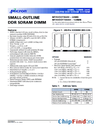 Datasheet MT4VDDT864HG-202__ manufacturer Micron