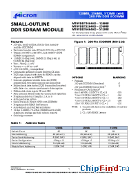 Datasheet MT8VDDT1664HDG-335__ manufacturer Micron