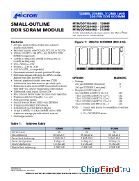 Datasheet MT8VDDT1664HDY-202__ manufacturer Micron