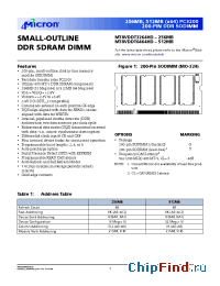Datasheet MT8VDDT6464HD производства Micron