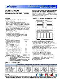 Datasheet MT9VDDT1672HIG-265__ manufacturer Micron