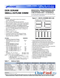 Datasheet MT9VDDT3272HIG-26A__ manufacturer Micron