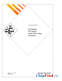 Datasheet VPC3205C manufacturer Micronas