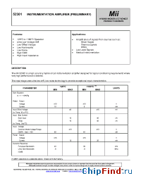 Datasheet 52301 manufacturer Micropac