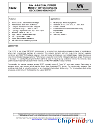 Datasheet 53252-103 manufacturer Micropac