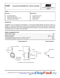 Datasheet 61053-X03 manufacturer Micropac